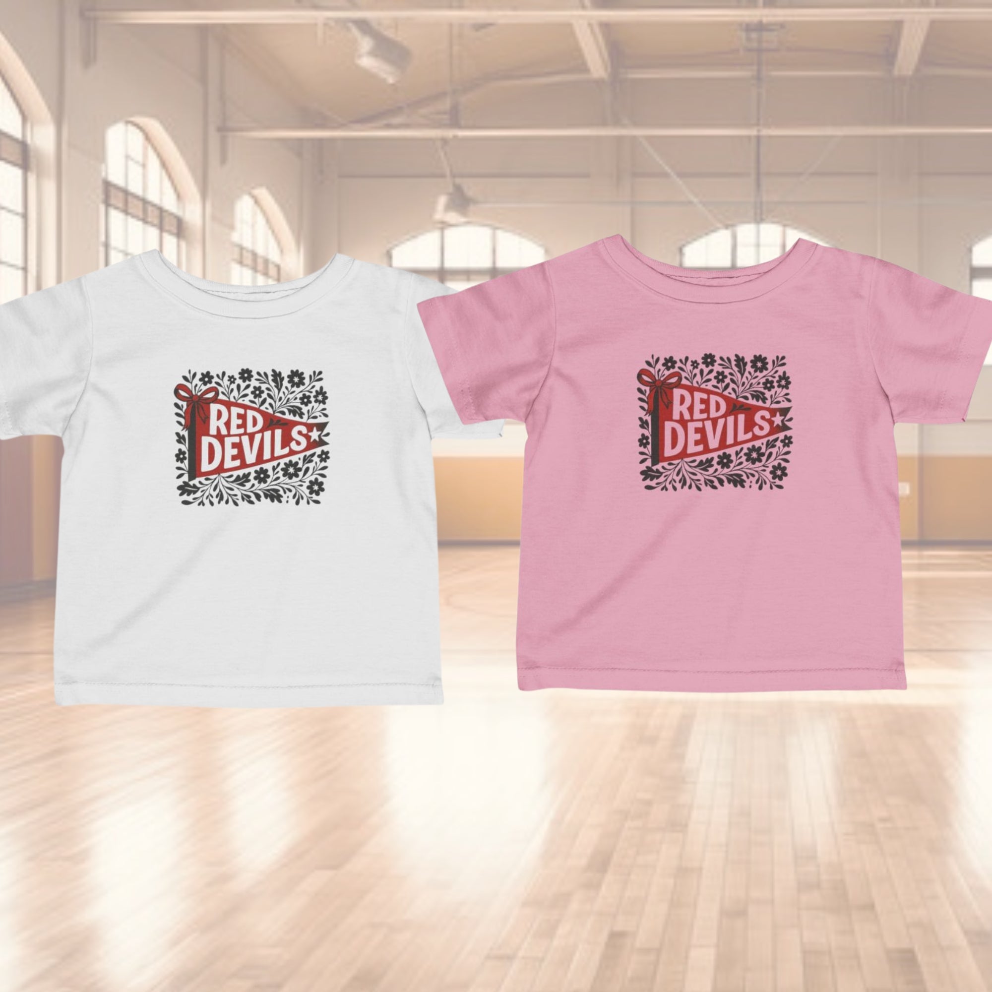 Infant Shepherd Red Devil Floral