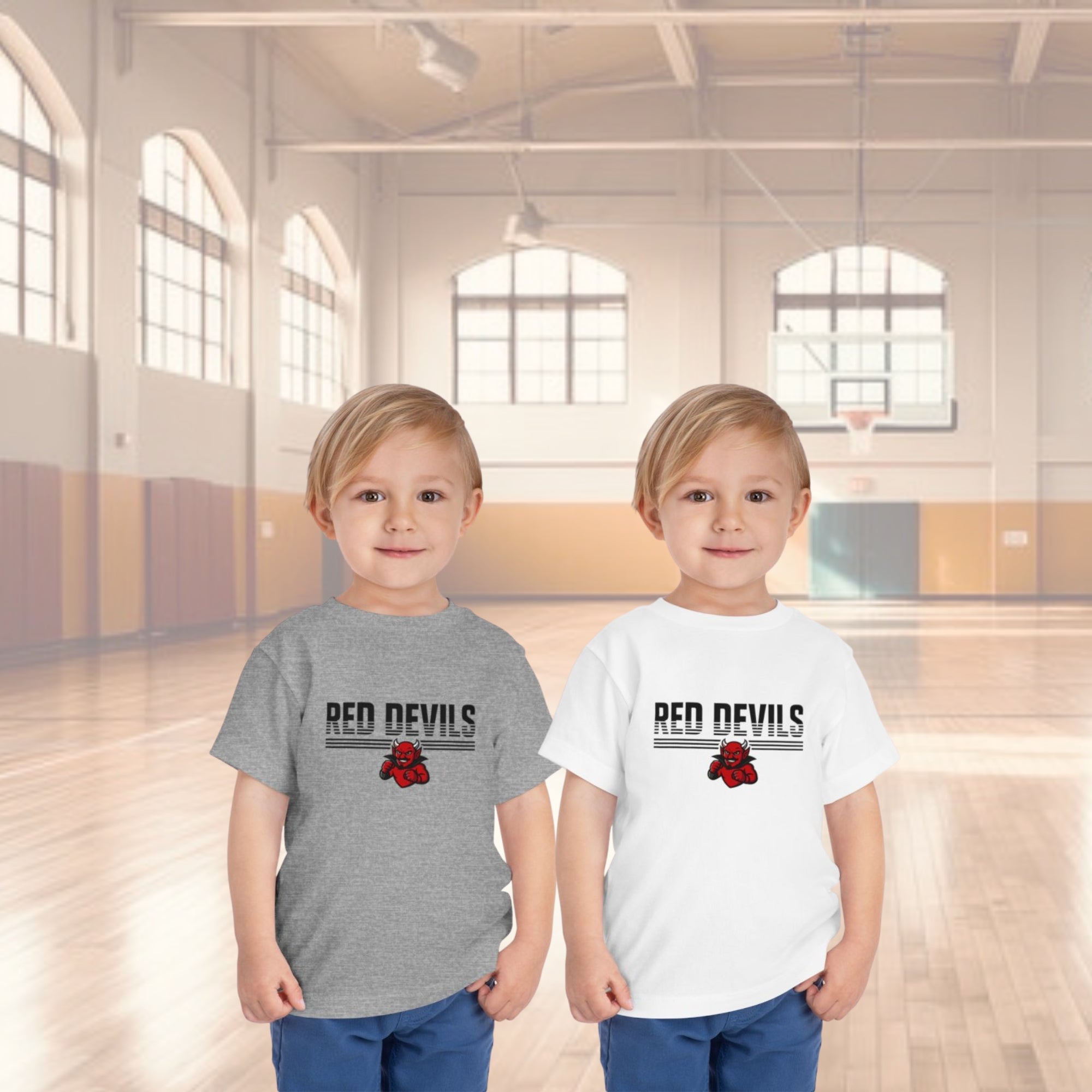 Toddler Red Devil Strikethrough